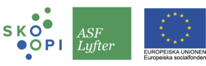 Skoopi ASF Lyfter Europeiska socialfonden logo