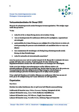 Microsoft Word - Verksamhetsberättelse för Skoopi 2022.docx