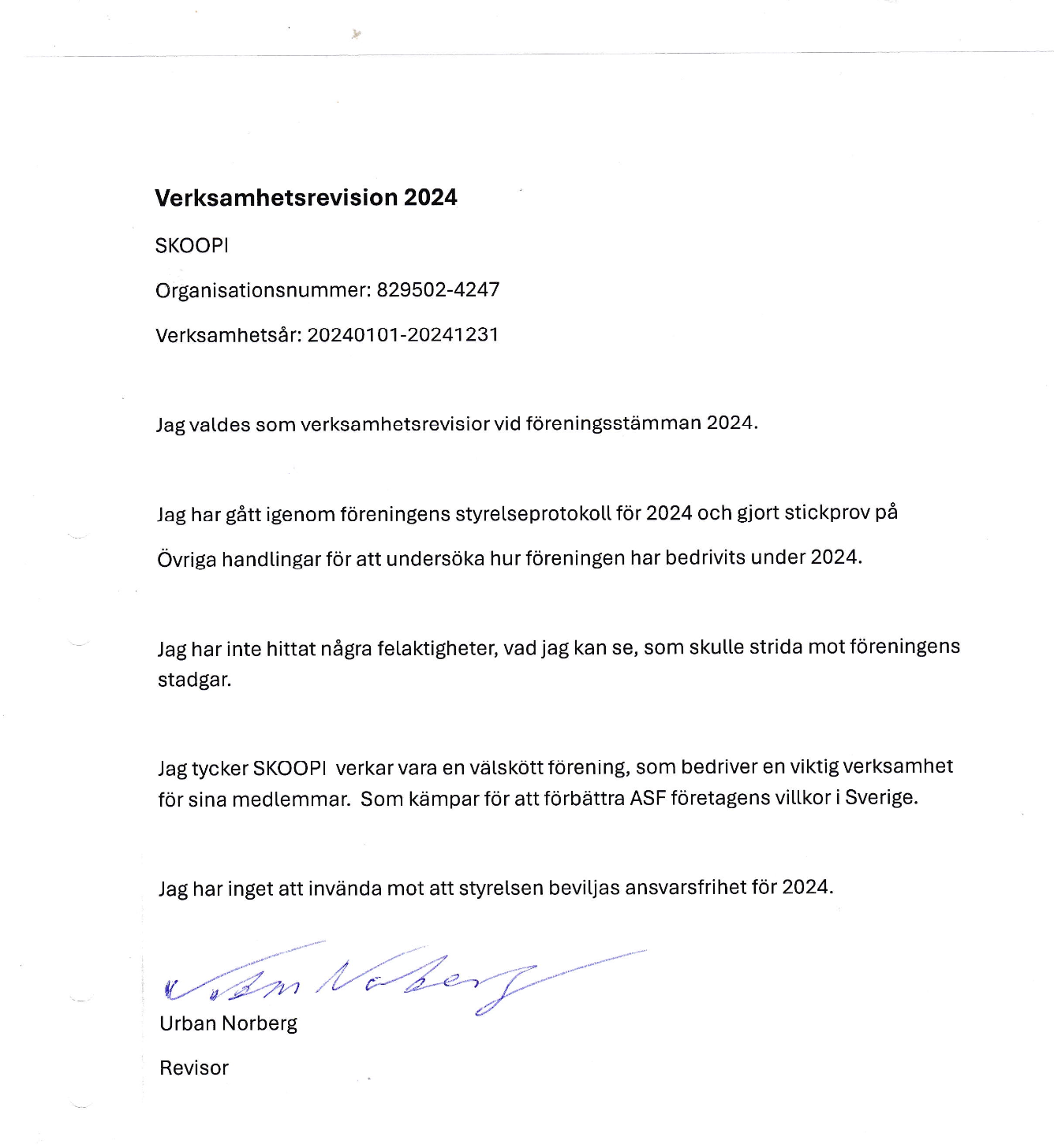 Verksamhetsrevision